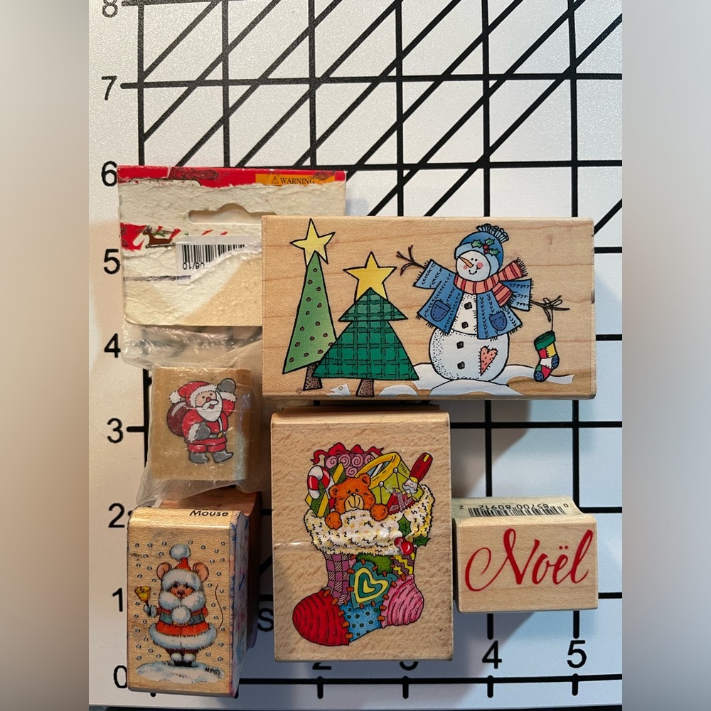Winter themed stamps (5)